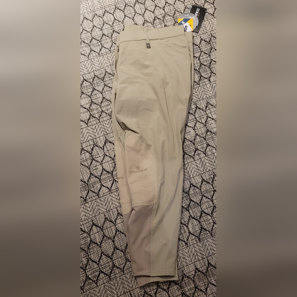 40 Regular Tan Romfh Sarafina Euroseat Knee Patch Breeches